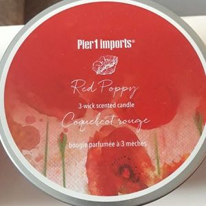 Red Poppy candle